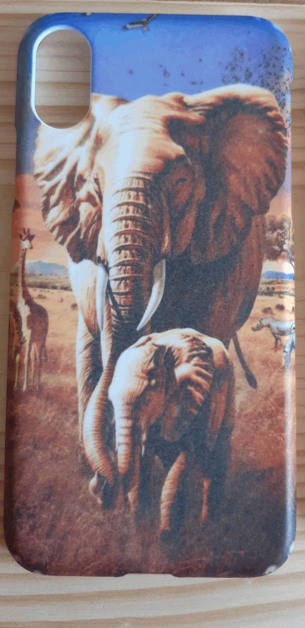iPhone X éléphant d'Afrique - personnalisation et création