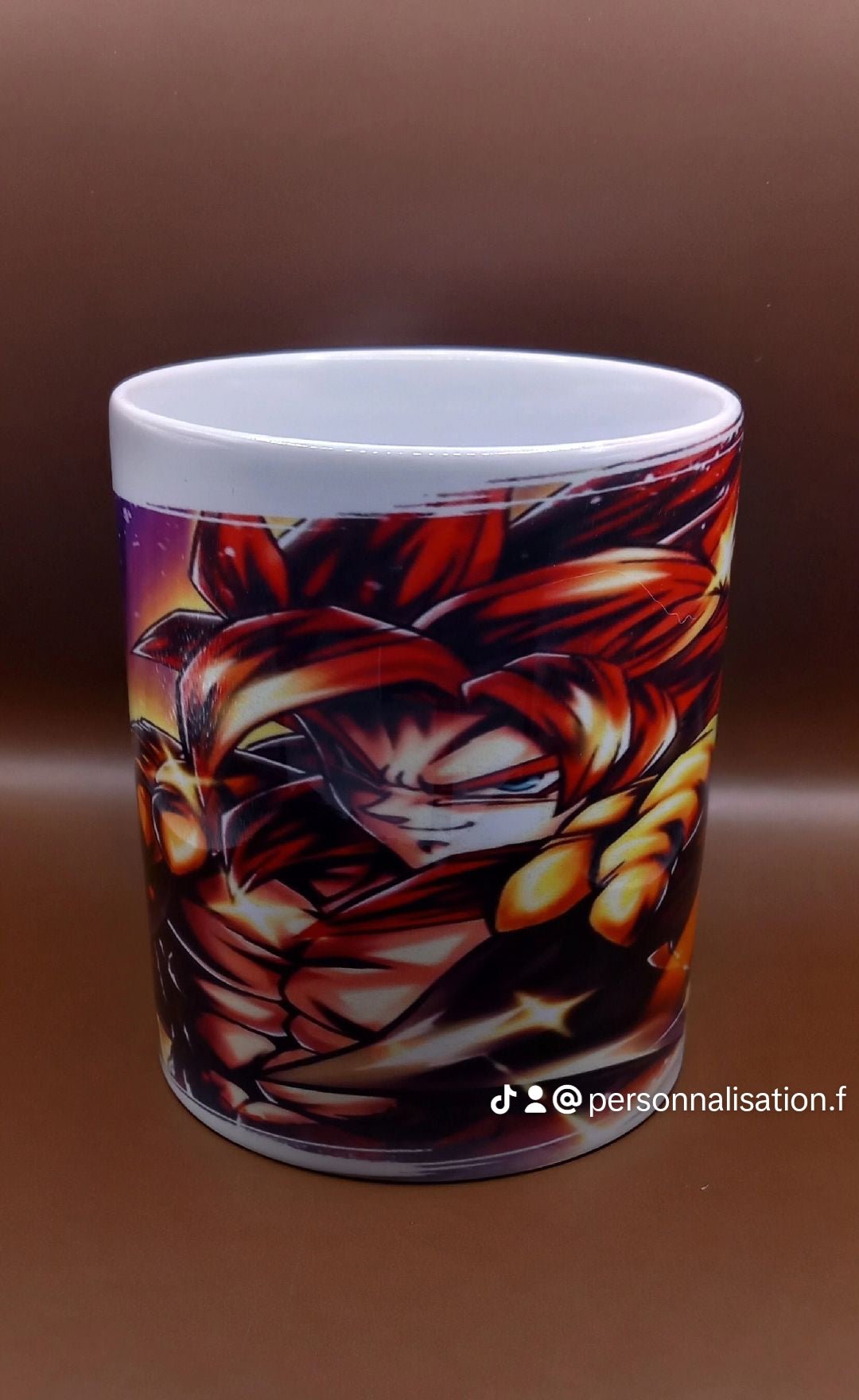 Mug Son Goku Saiyan 4 - personnalisation et création