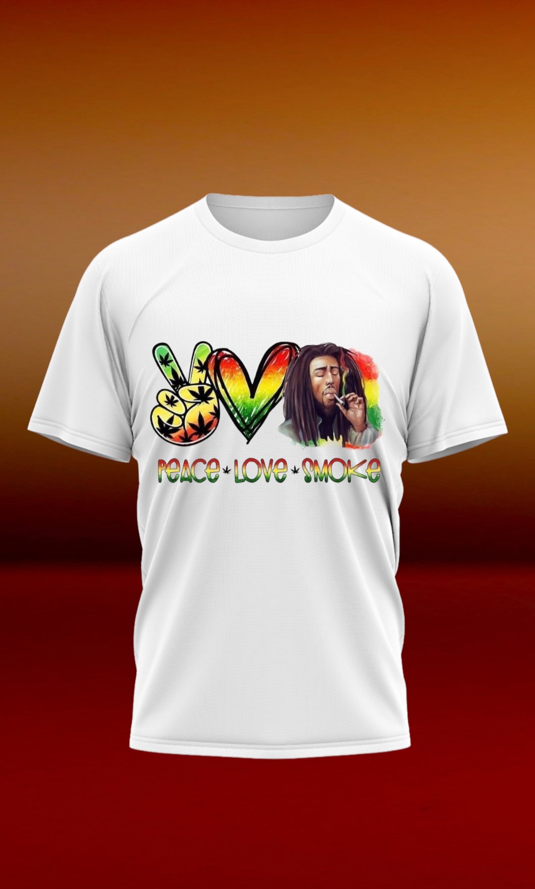 T-shirt love Bob Marley - personnalisation et création