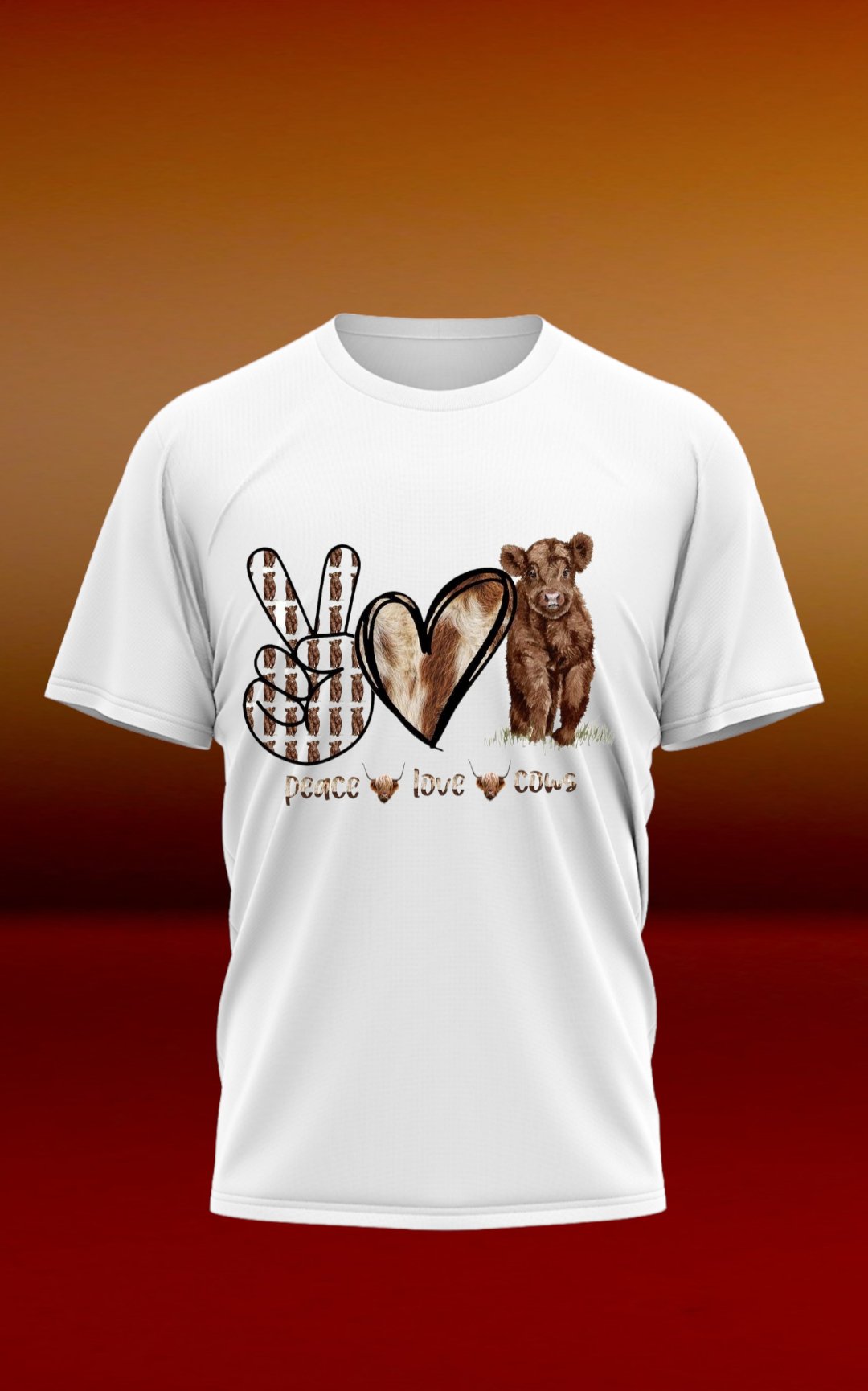 T-shirt love bovin - personnalisation et création
