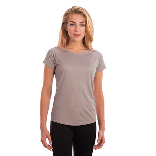 T-shirt Manches Courtes Femme - Gris athlétique - personnalisation et création