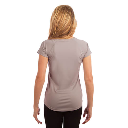 T-shirt Manches Courtes Femme - Gris athlétique - personnalisation et création
