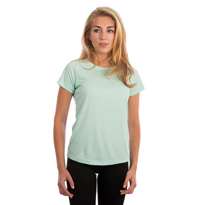 T-shirt Manches Courtes Femme - vert océan - personnalisation et création
