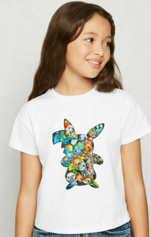 T-shirt Pokémon Enfant fille - personnalisation et création
