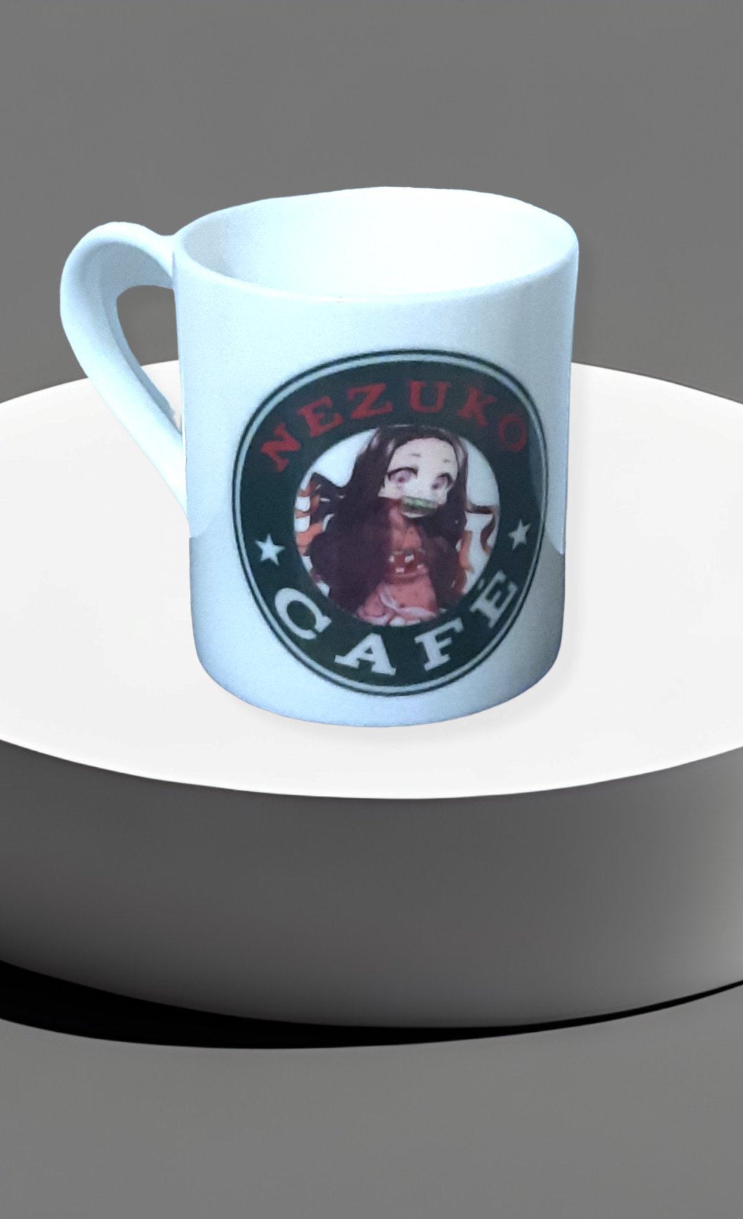 Tasse porcelaine Nezuko café - personnalisation et création