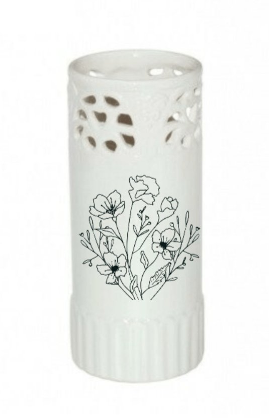 Vase à fleurs en céramique fleur - personnalisation et création