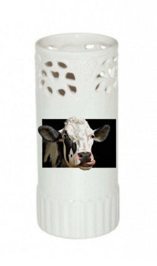 Vase à fleurs en céramique vache - personnalisation et création